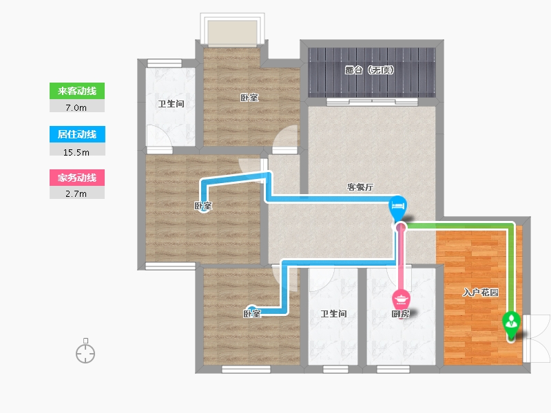 贵州省-安顺市-金星天下城-87.22-户型库-动静线