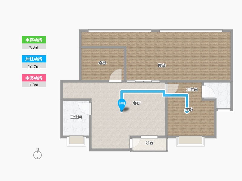 贵州省-遵义市-方圆学府壹号-177.14-户型库-动静线