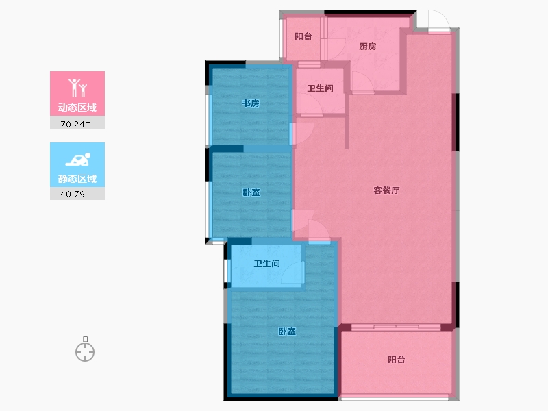 四川省-成都市-富国上邦-99.79-户型库-动静分区