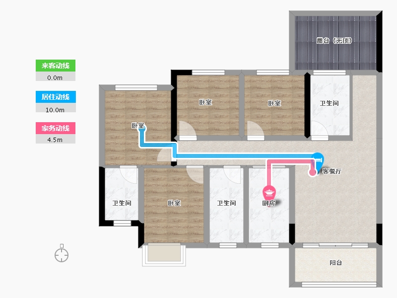 贵州省-安顺市-金星天下城-99.91-户型库-动静线