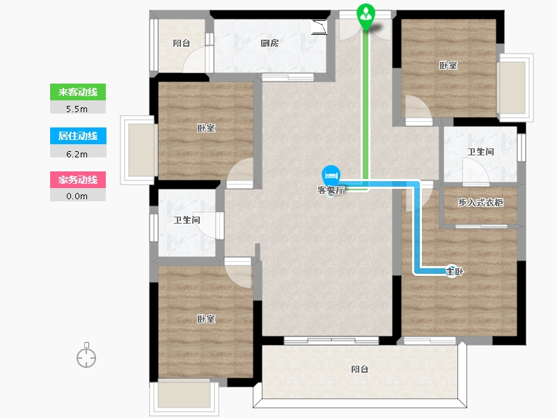 四川省-成都市-川发天府上城-99.39-户型库-动静线