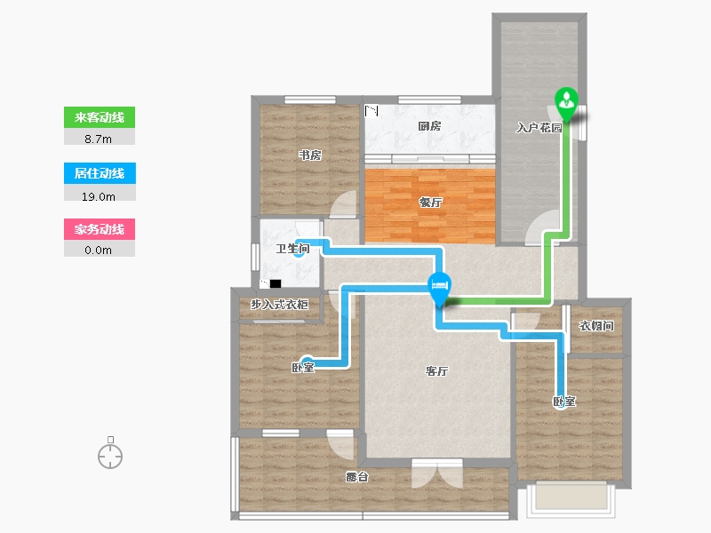 河北省-石家庄市-春熙雅园-118.04-户型库-动静线