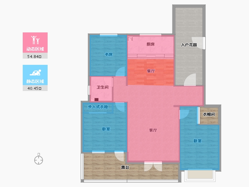 河北省-石家庄市-春熙雅园-118.04-户型库-动静分区