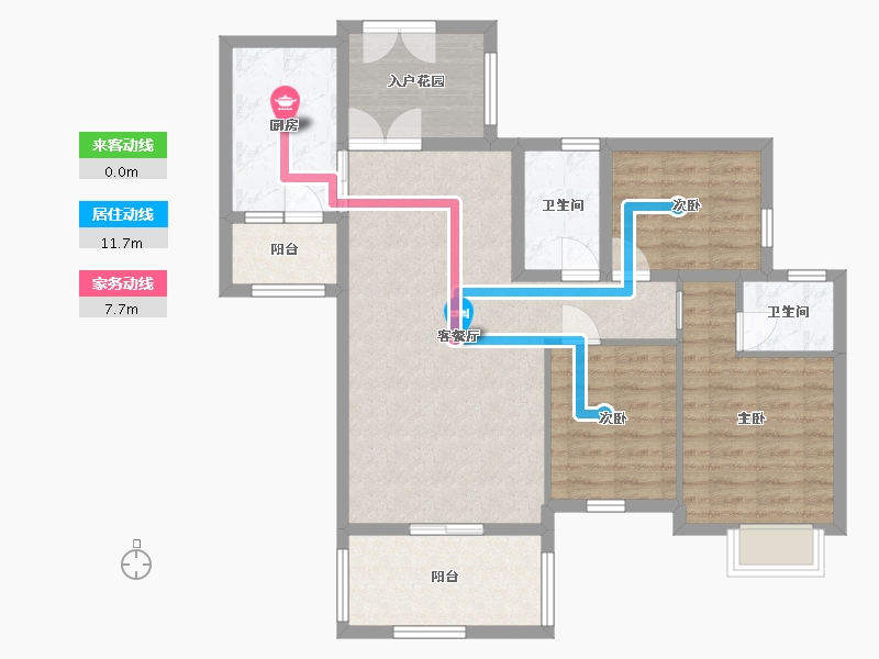 贵州省-贵阳市-清镇盛世江南-92.37-户型库-动静线