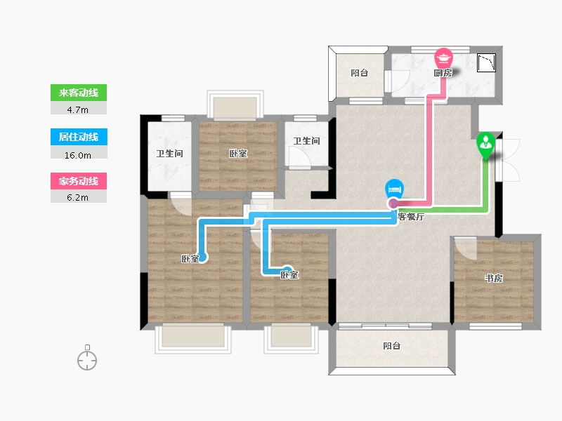 四川省-眉山市-四川煤田天府龙城-102.20-户型库-动静线