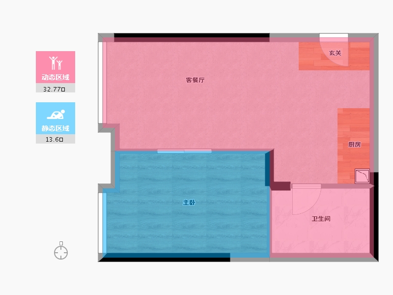 广西壮族自治区-柳州市-恒大御景湾-42.00-户型库-动静分区