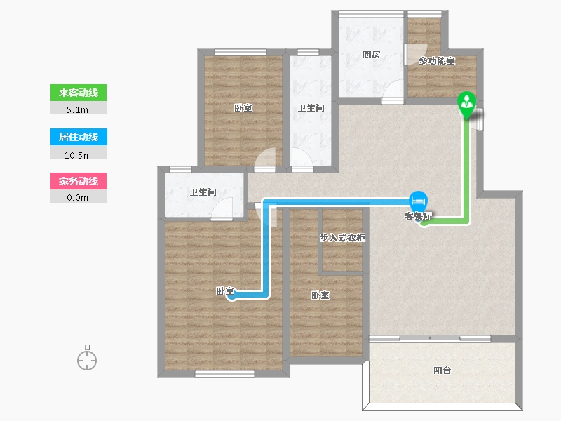 河北省-邢台市-博爵堡-130.01-户型库-动静线