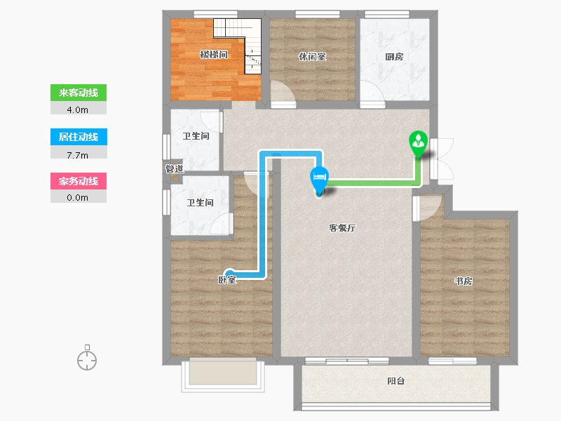 河北省-邯郸市-旭坤澜山悦府-96.69-户型库-动静线