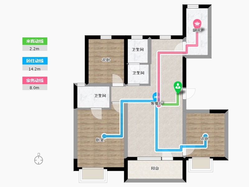 山西省-太原市-招商公园1872-80.20-户型库-动静线