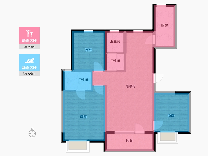 山西省-太原市-招商公园1872-80.20-户型库-动静分区