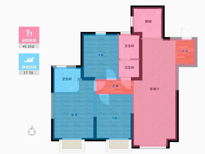 山西省-太原市-招商公园1872-73.21-户型库-动静分区