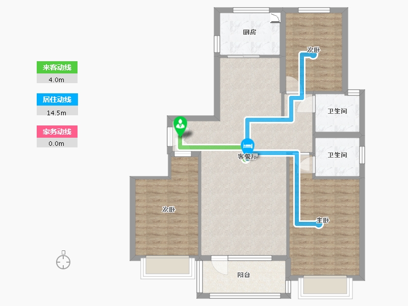 河北省-保定市-中景华庭C区-92.01-户型库-动静线