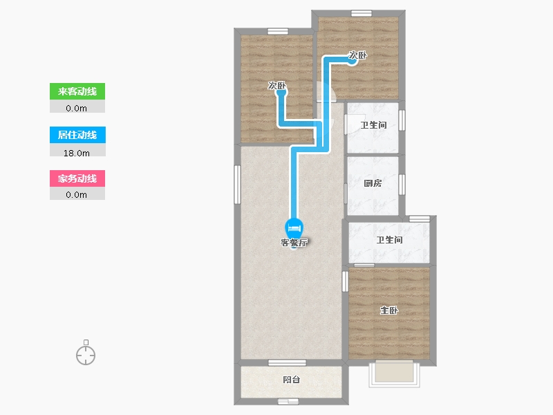 河北省-石家庄市-滨江·荣盛华府-88.81-户型库-动静线