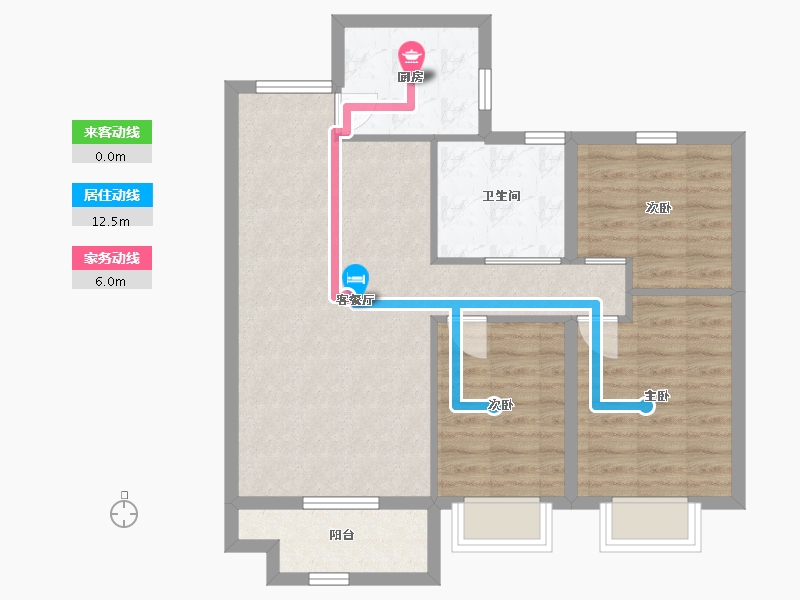 河北省-石家庄市-滨江·荣盛华府-77.85-户型库-动静线