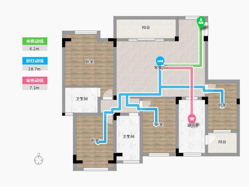 贵州省-安顺市-筑佳首府-127.55-户型库-动静线