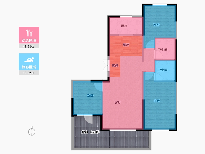 河北省-保定市-易水悦府-98.00-户型库-动静分区