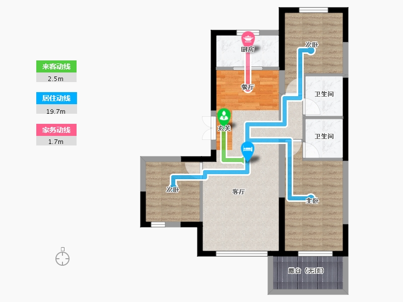 河北省-保定市-易水悦府-76.49-户型库-动静线