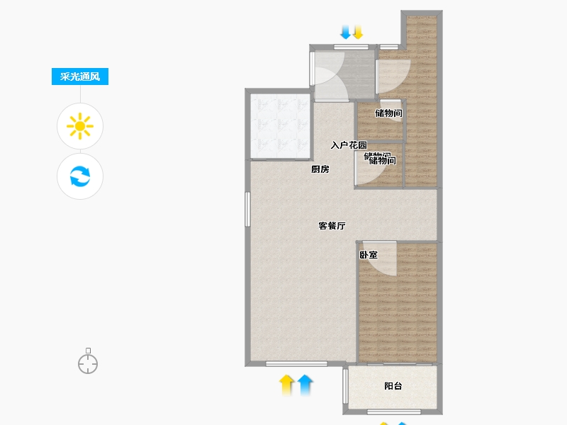 山西省-太原市-怡和天誉-139.00-户型库-采光通风