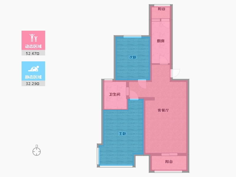 河北省-廊坊市-乐陶郡-75.20-户型库-动静分区