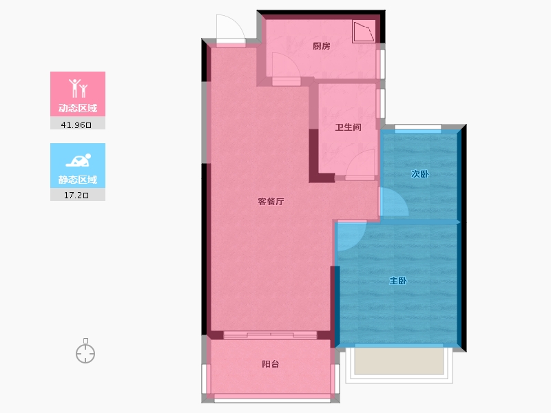 四川省-成都市-昆明恒大文化旅游城-52.19-户型库-动静分区