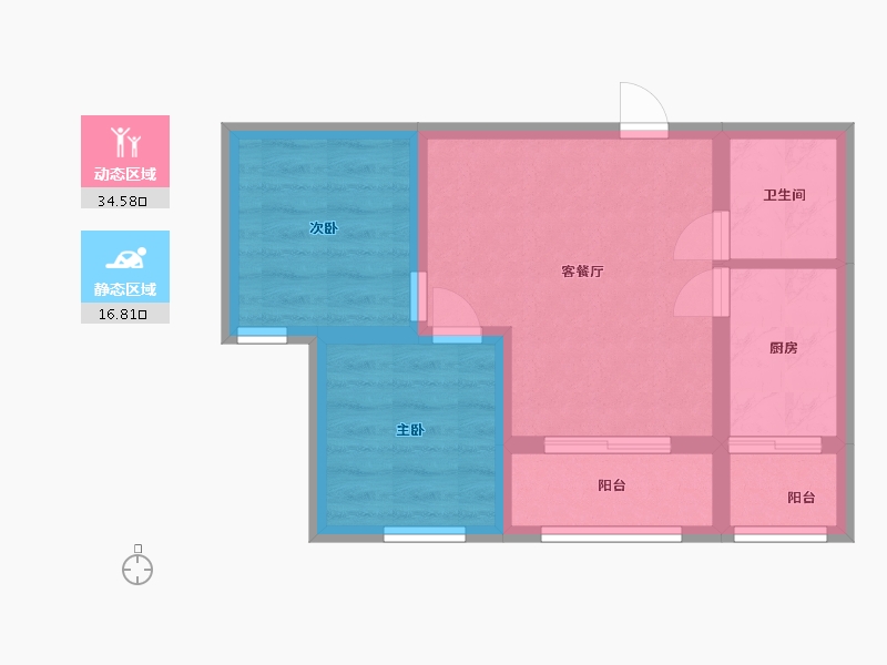 河北省-廊坊市-乐陶郡-44.80-户型库-动静分区