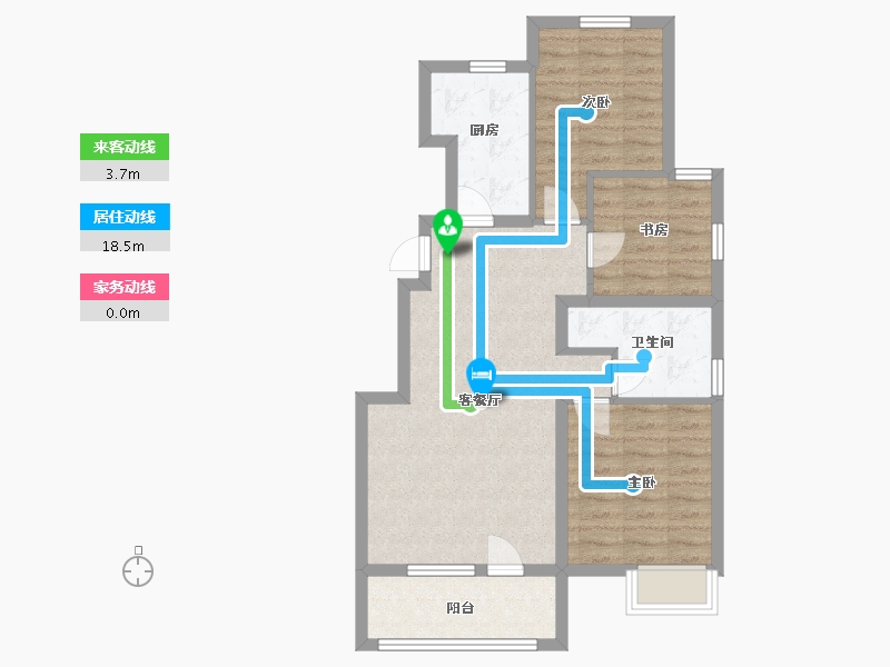 河北省-廊坊市-首开·国风悦都-71.20-户型库-动静线