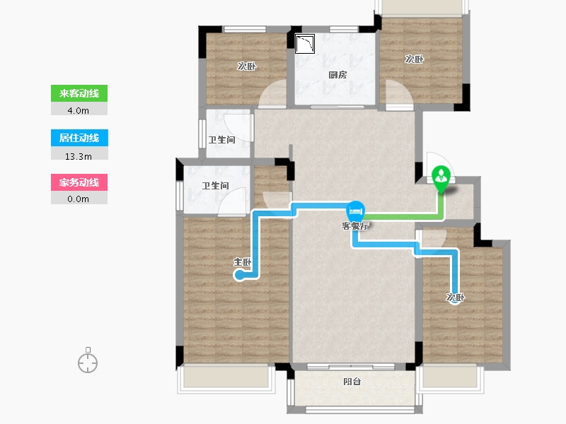 浙江省-湖州市-悦江花苑-118.01-户型库-动静线