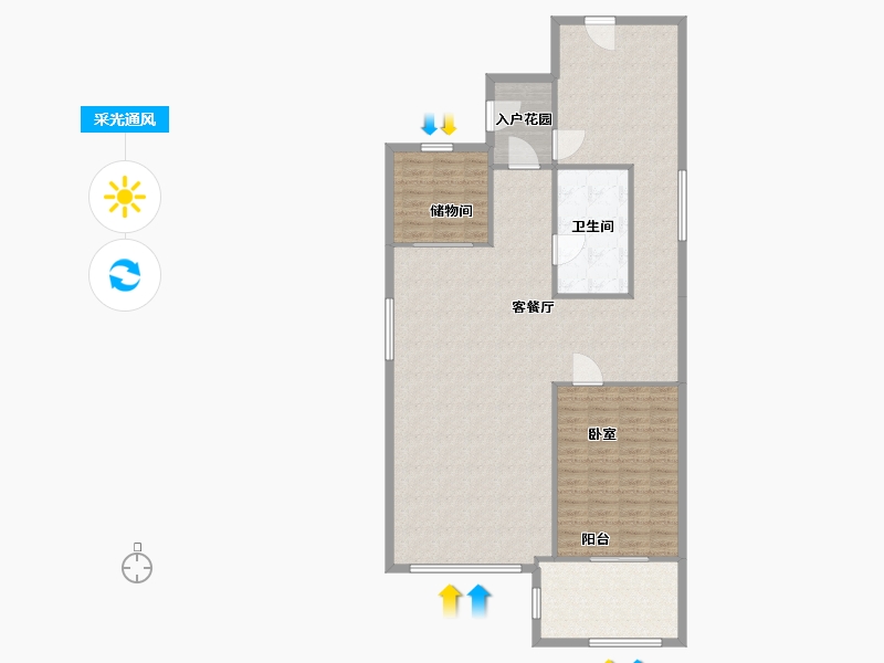 山西省-太原市-怡和天誉-139.00-户型库-采光通风