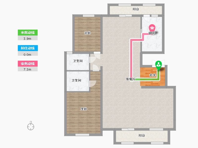 河北省-廊坊市-廊坊新世界中心-145.00-户型库-动静线