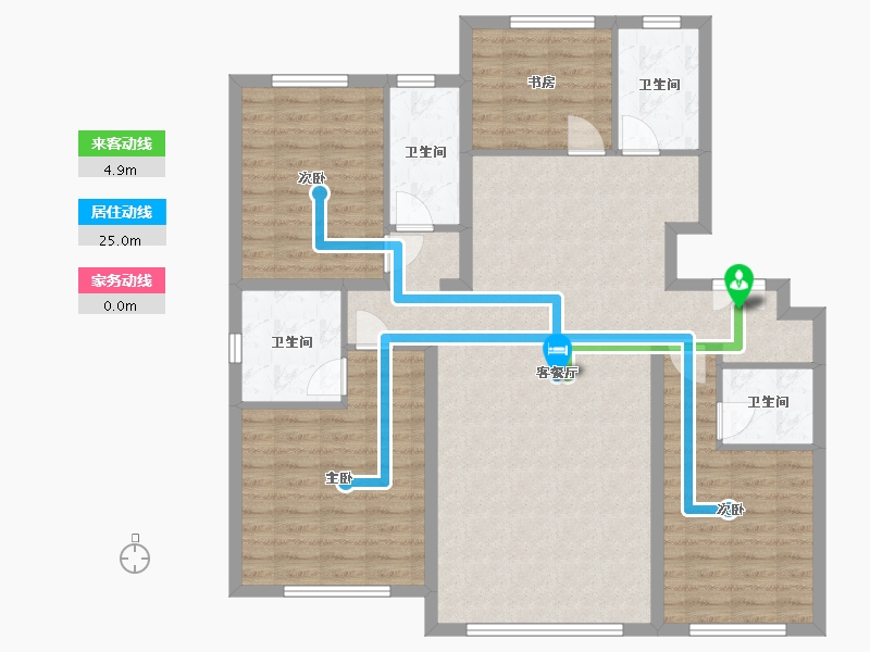 河北省-保定市-紫金壹号院-119.00-户型库-动静线