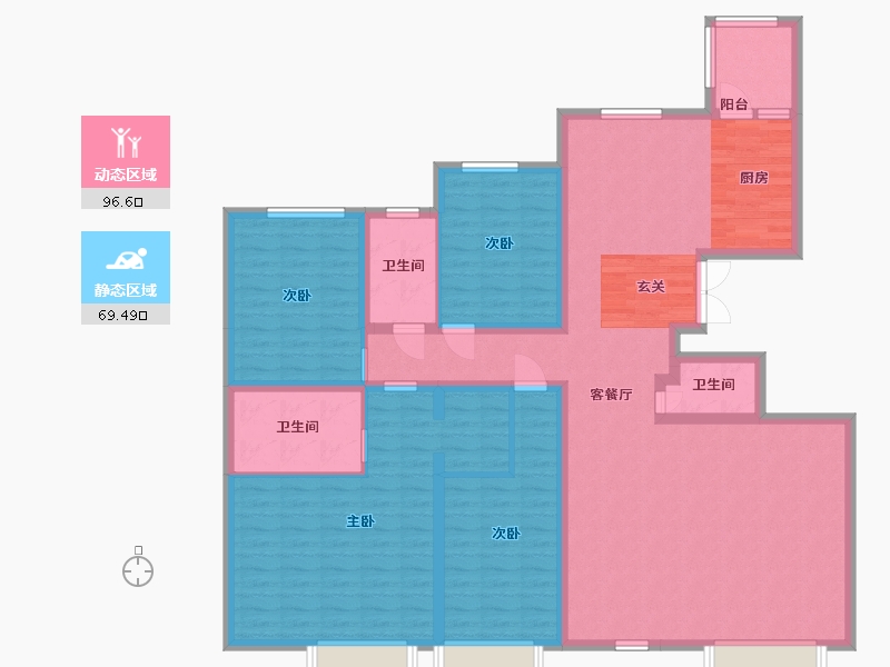 河北省-廊坊市-大学里峰尚-149.57-户型库-动静分区