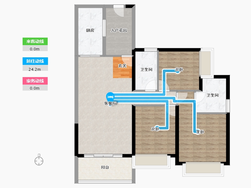 云南省-昆明市-曲靖恒大名都-97.00-户型库-动静线