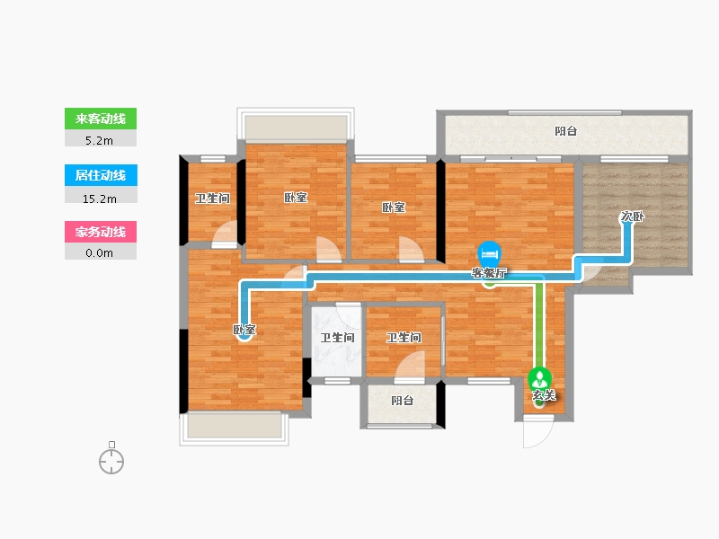 广西壮族自治区-柳州市-柳州联盟新城-105.12-户型库-动静线