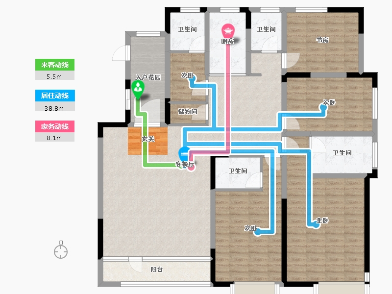 河北省-唐山市-新天地鹭港21区东-159.24-户型库-动静线