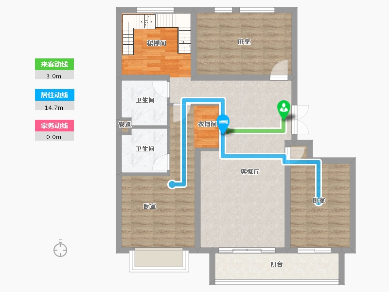 河北省-邯郸市-旭坤澜山悦府-91.53-户型库-动静线