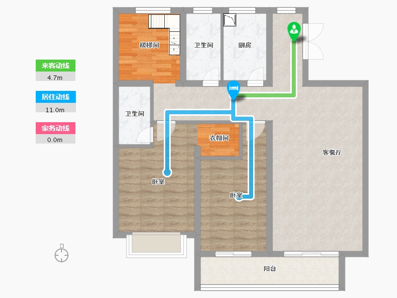 河北省-邯郸市-旭坤澜山悦府-92.08-户型库-动静线