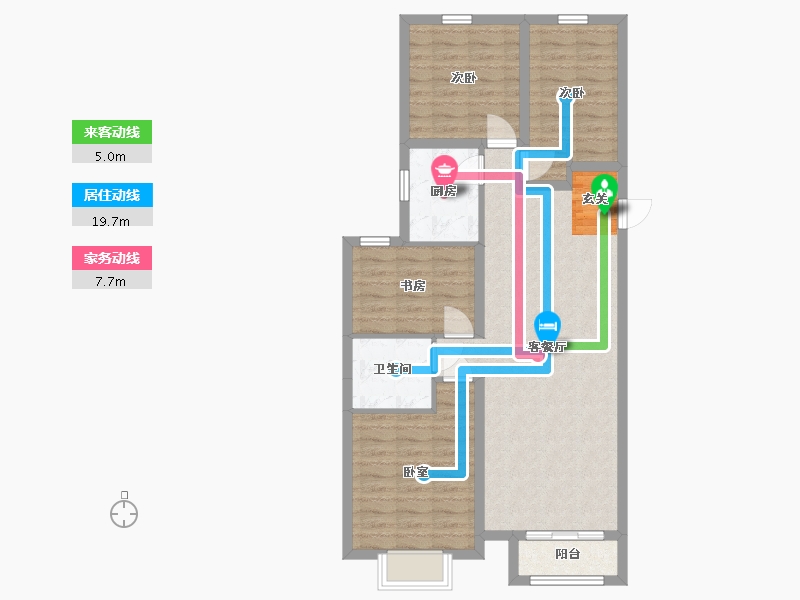 山西省-太原市-纳丹堡-86.26-户型库-动静线