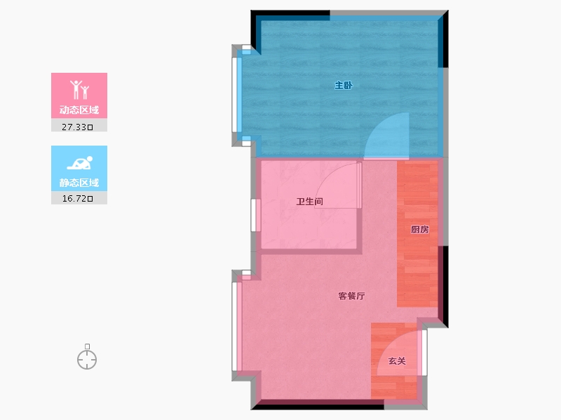 广西壮族自治区-柳州市-恒大御景湾-40.00-户型库-动静分区