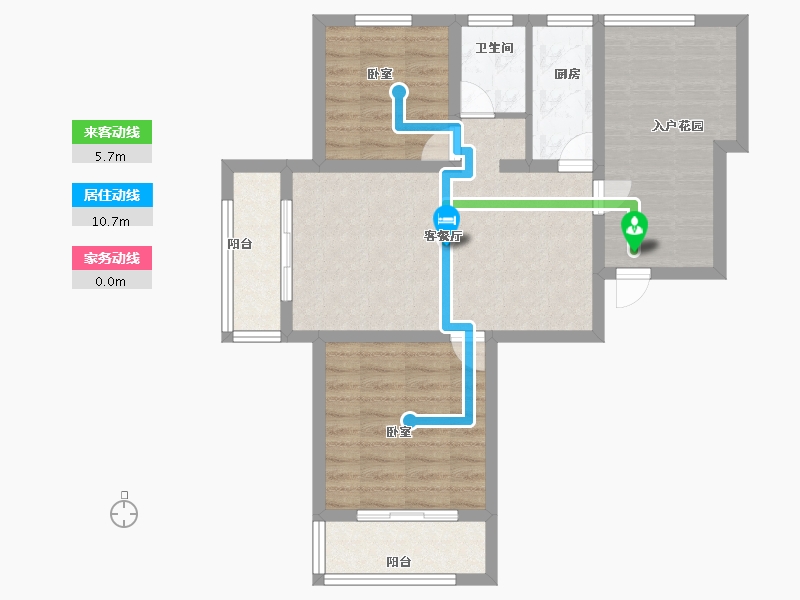 河北省-邢台市-御蓝庭-72.00-户型库-动静线