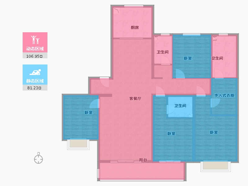 山西省-太原市-海尔产城创学府-170.01-户型库-动静分区