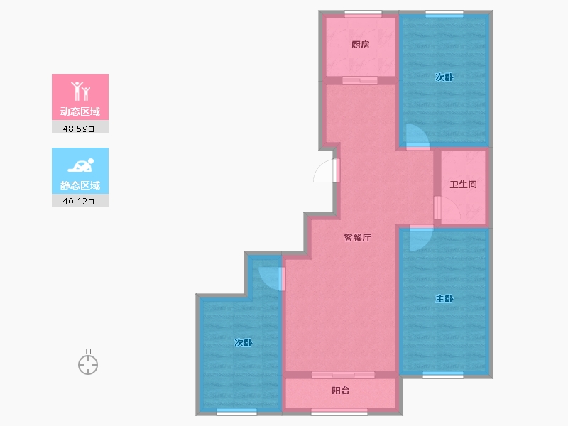 河北省-承德市-红石墅小区-78.13-户型库-动静分区