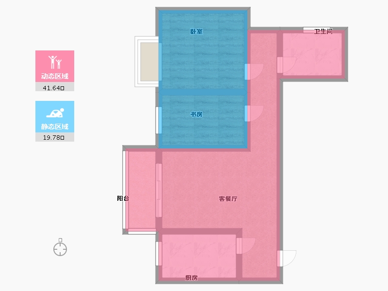 山西省-太原市-东润国际3期-52.99-户型库-动静分区