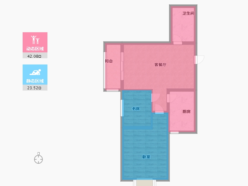 山西省-太原市-东润国际3期-58.00-户型库-动静分区