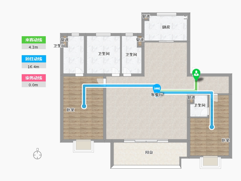 山西省-太原市-中铁诺德逸宸云著-124.00-户型库-动静线