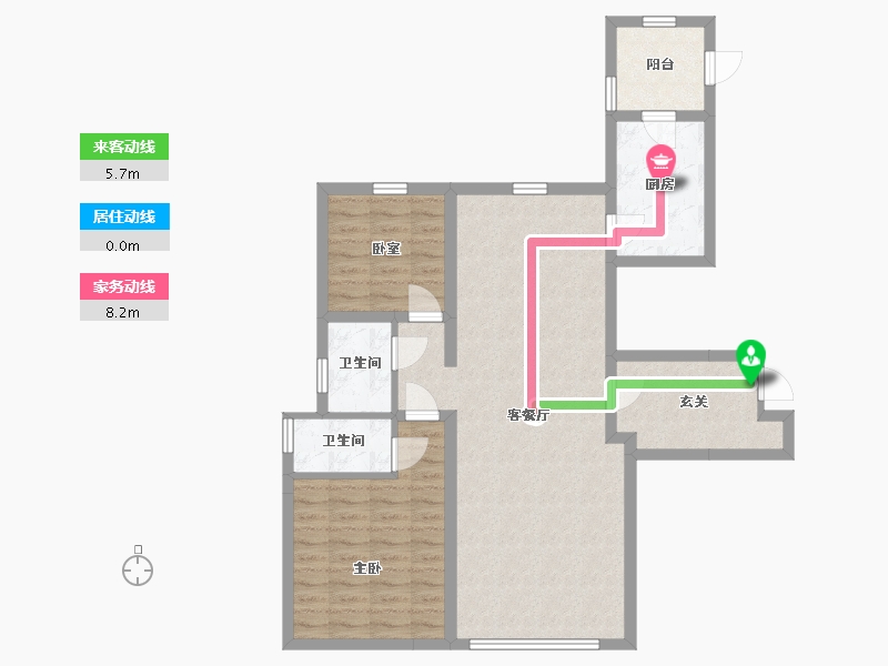 河北省-沧州市-沧兴·海兴一品-88.81-户型库-动静线