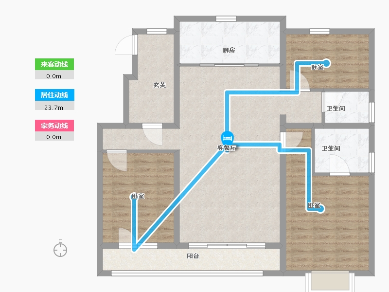 山西省-太原市-大同富力悦玺-108.40-户型库-动静线