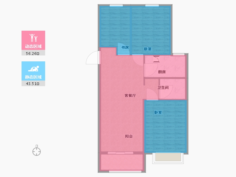 山西省-太原市-阳光城并州府-91.01-户型库-动静分区