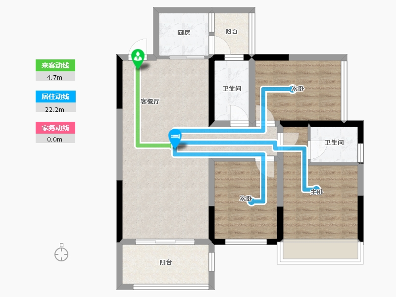 广西壮族自治区-桂林市-桂阳新城-82.35-户型库-动静线