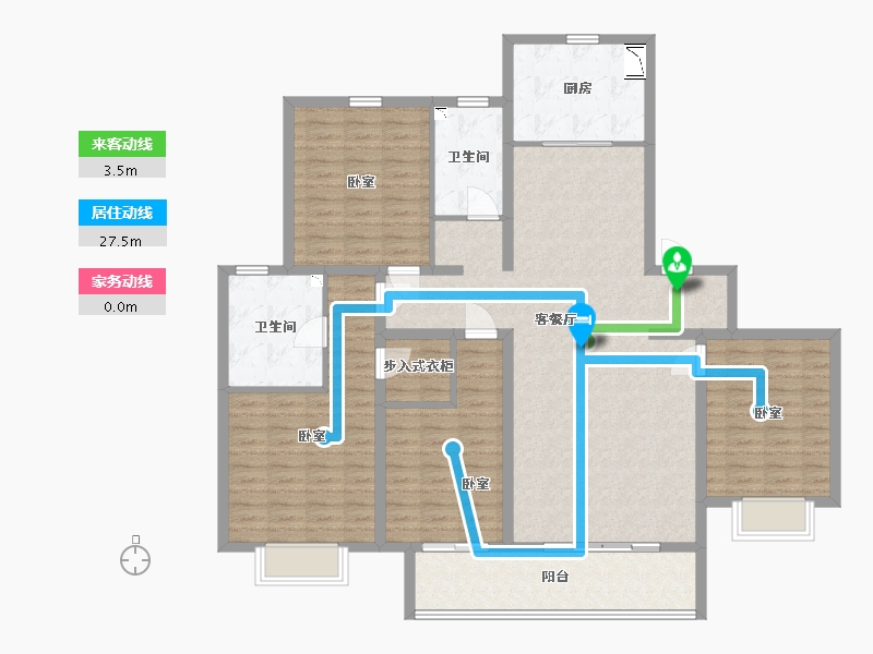 山西省-太原市-海尔产城创学府-137.01-户型库-动静线