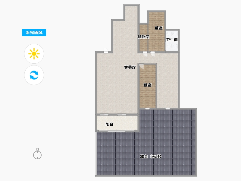 山西省-太原市-大同富力悦玺-282.00-户型库-采光通风